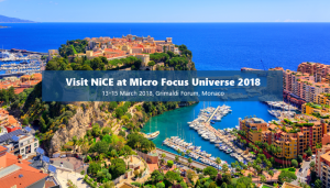 Micro Focus Universe 2018, Monaco, NiCE Sponsorship